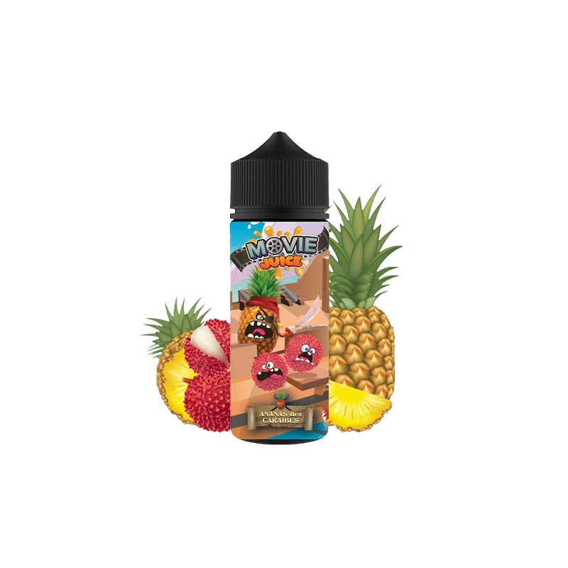 Ananas des Caraïbes 100 ml - Movie Juice - Secret's LAb