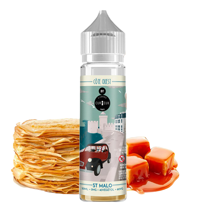 E-liquide St Malo 50ml - Edition Cote Ouest - Curieux