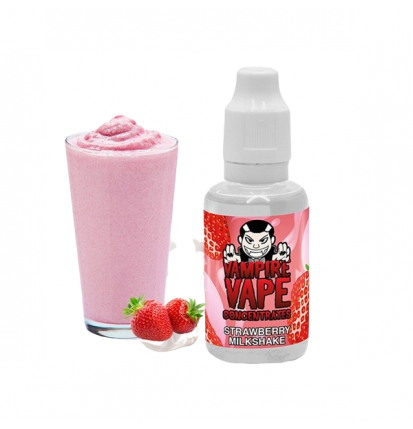 Concentré Strawberry Milkshake 30ml - Vampire Vape