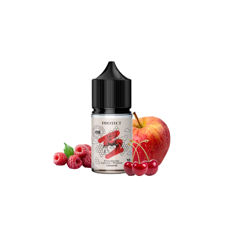 Concentré Framboise Cerise Pomme 30 ml- Parrainage - Protect Concentré Framboise Cerise Pomme 30 ml- Parrainage - Protect